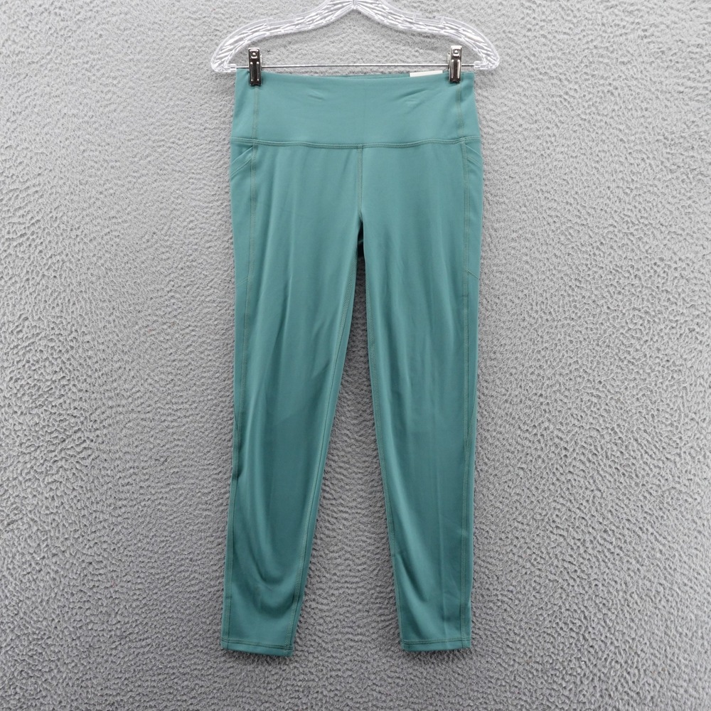 DSG Momentum Womens High Rise 7/8 Leggings Blue Teal Small NEW